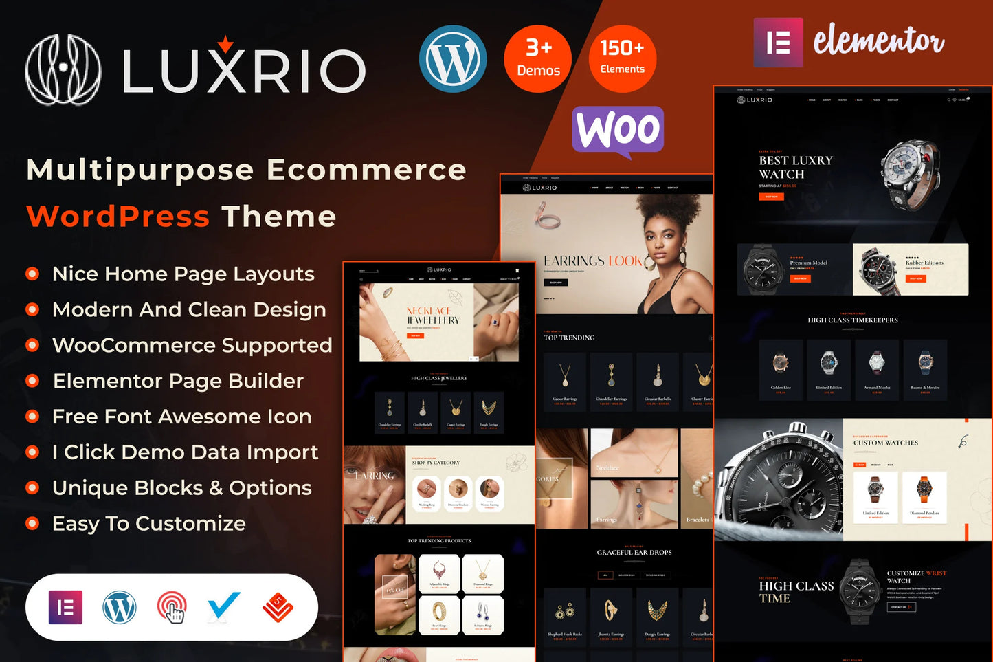 Luxrio – eCommerce Jewellery WordPress Theme