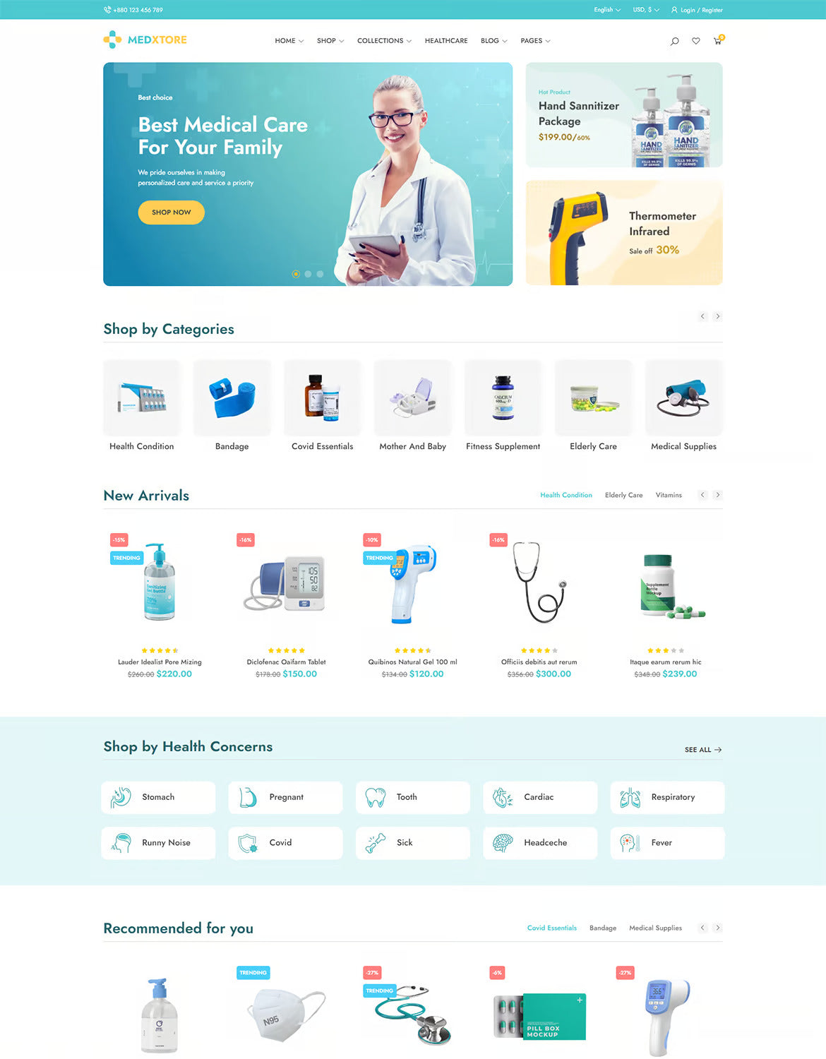 MedXtore - Multipurpose WooCommerce Theme