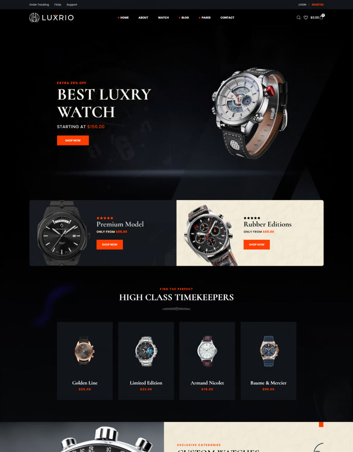 Luxrio – eCommerce Jewellery WordPress Theme