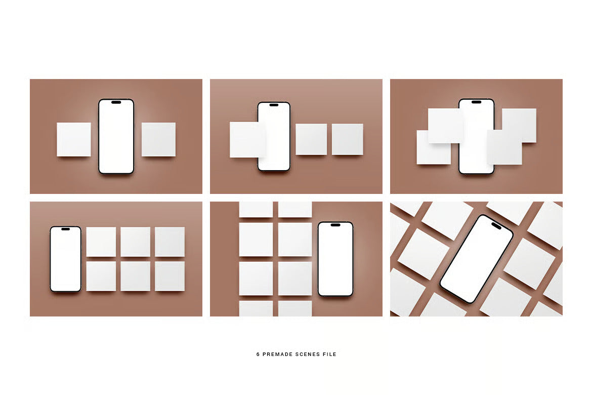 Social Media Post Mockup / Phone Screen Mockup