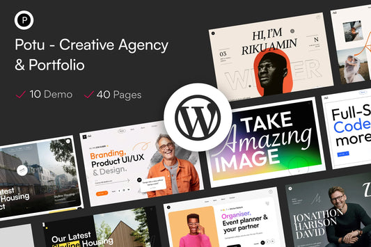 Potu - Creative Agency & Portfolio WordPress Theme