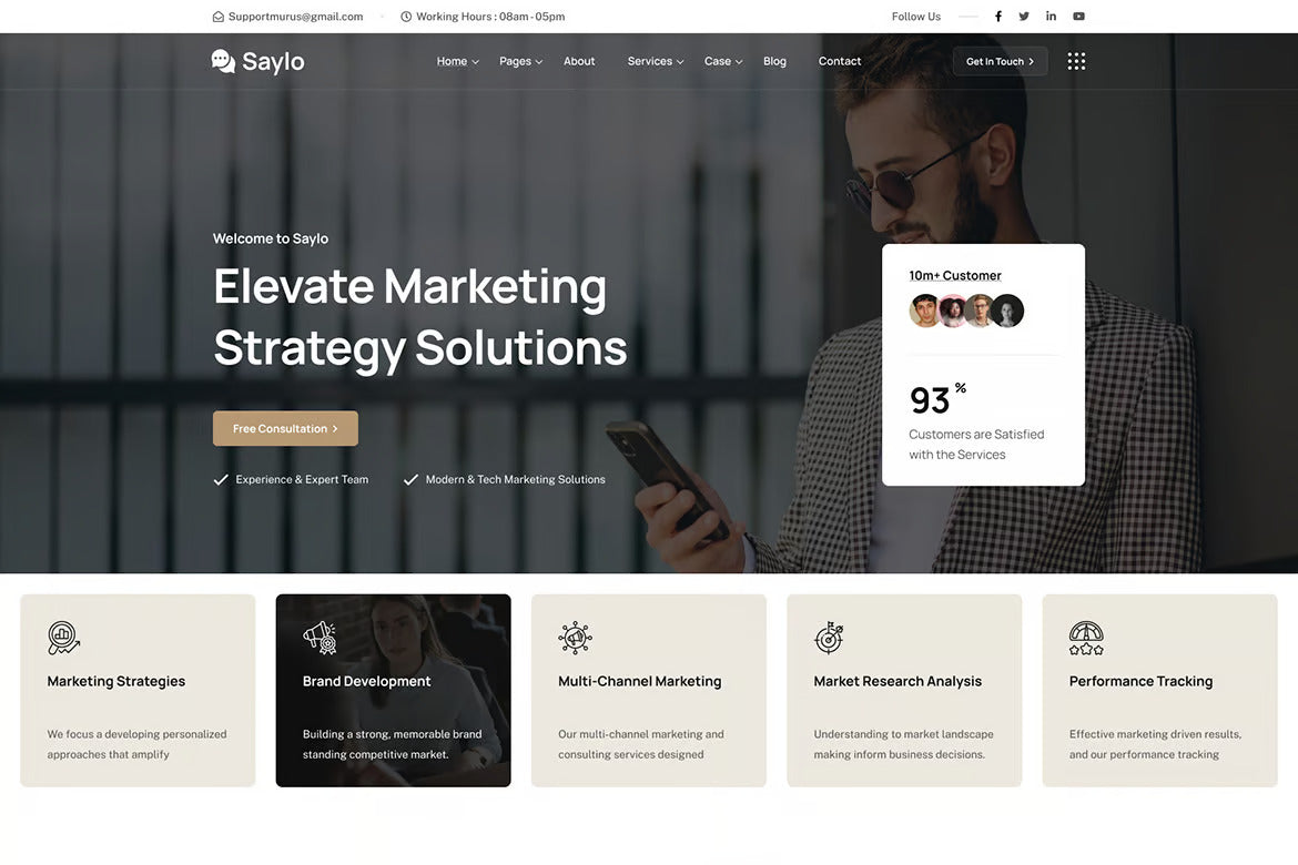 Saylo - Finance & Consulting WordPress Theme