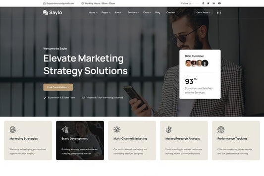 Saylo - Finance & Consulting WordPress Theme
