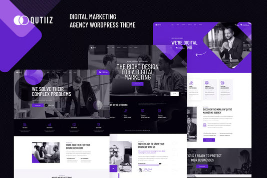 Qutiiz - Digital Marketing Agency WordPress Theme