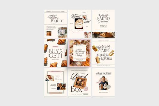 Bakery Flour & Bloom Instagram Post